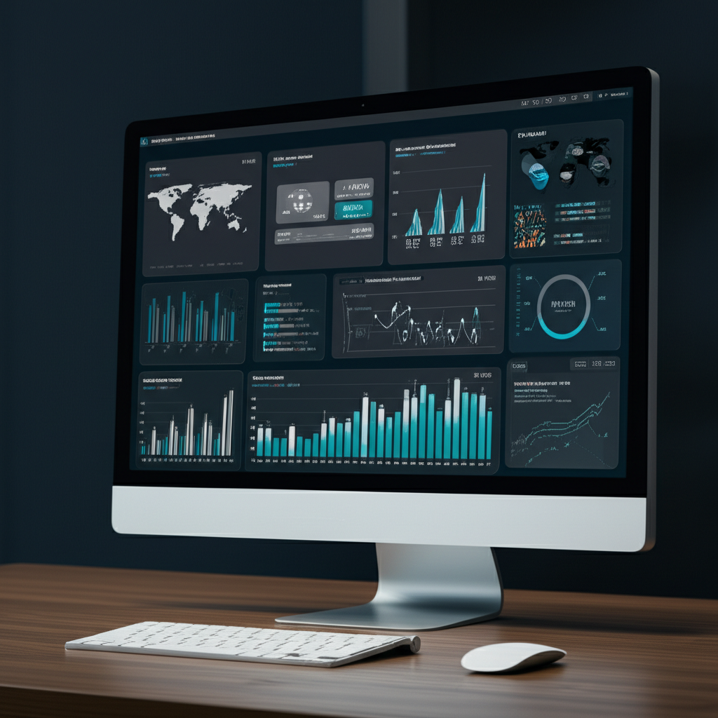 AI Strategy Consulting dashboard with analytics and business insights