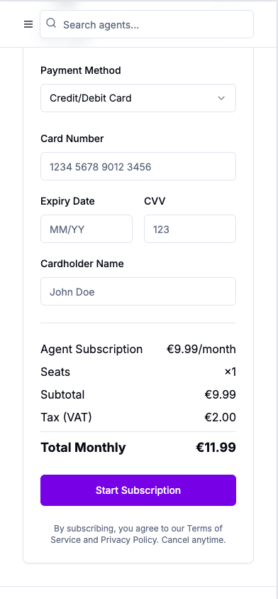 Secure Payment Process